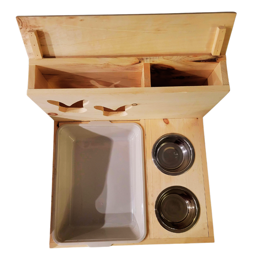 Deluxe Hay Feed & Litter Station