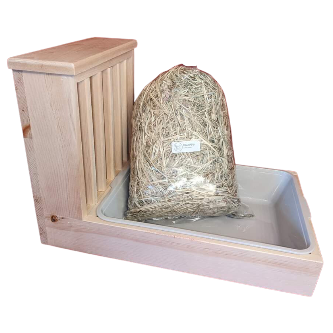 Hay Feeder & Litter Combo