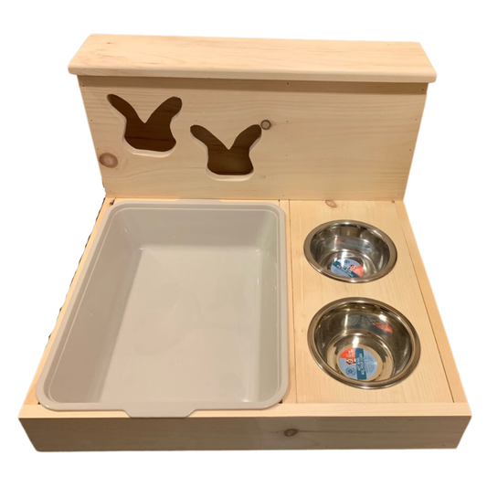 Deluxe Hay Feed & Litter Station